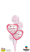 Engagement Hearts Balloon Bouquet