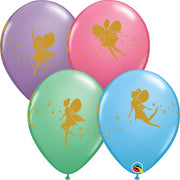 11 inch Fairies Balloons with Helium and Hi Float