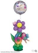 Fairy Birthday Pick An Age Balloon Centerpiece with Helium and Weight