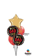 Fathers Day Best Dad Ever Balloons Bouquet