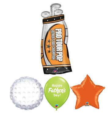 Fathers Day Golf Bag  Balloon Bouquet