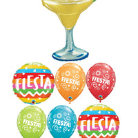 Fiesta Margarita Balloon Bouquet with Helium Weight