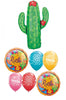 Cactus Fiesta Balloon Bouquet with Helium Weight