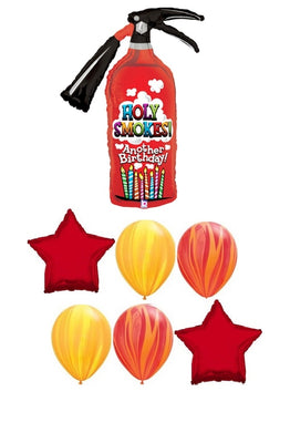 Fire Extinguisher Birthday Balloon Bouquet