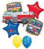 Tonka Fire Truck Happy Birthday Balloons Bouquet