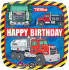 18 inch Tonka Fire Construction Trucks Happy Birthday Foil Balloon