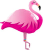 Pink Flamingo Shape Foil Balloon with Helium and Weight