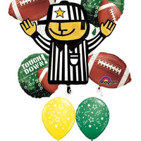 Football Referee Touch Down Balloon Bouquet with Helium and Weight