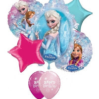 Frozen Elsa Birthday Stars Balloons Bouquet