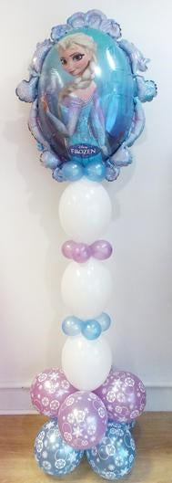 Frozen Elsa Snowflakes Link Balloons Stand