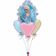 Frozen Disney Elsa Hearts Balloon Bouquet