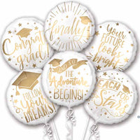 Graduation Confetti Messages Balloon Bouquet