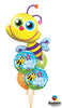 Get Well Beaming Bee Balloons Bouquet