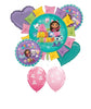 Gabbys Dollhouse Happy Birthday Balloon Bouquet with Helium and Weight