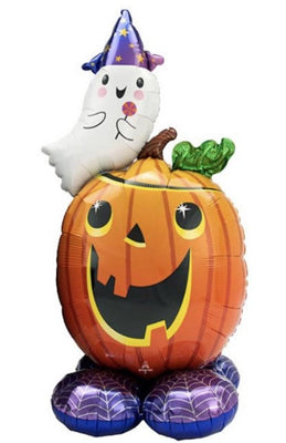 Halloween Ghost Pumpkin Airloonz Balloon AIR FILLED ONLY
