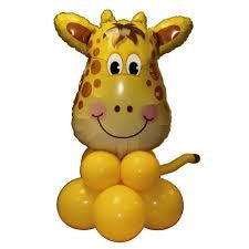 Jungle Giraffe Balloon Centerpiece