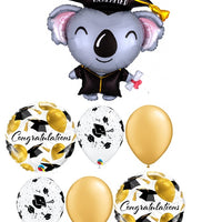 Graduation Grad Koala Bear Congratulations Balloon Bouquet