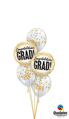 Graduation Congratulations Grad Balloon Bouquet of 7