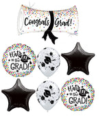 Graduation Grad Dots Diploma Balloon Bouquet