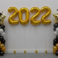 Graduation Multi Stars Congrats Grad Balloon Columns Gold Numbers 2024