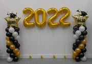 Graduation Multi Stars Congrats Grad Balloon Columns Gold Numbers 2024