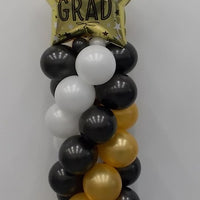 Graduation Multi Star Congrats Grad Balloon Column