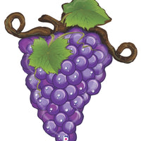 Grapes Purple Linky Balloon with Helium and Weight