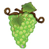 Grapes Green Linky Balloon with Helium and Weight