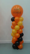 Happy Halloween Balloon Column Tower