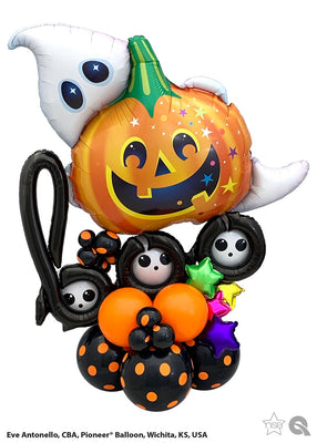 Halloween Ghost Pumpkin Boo Balloons Decorations