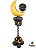 Halloween Crescent Moon Balloons Column