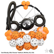Halloween Wreath Boo Spider Wreath Balloons Party Decorations