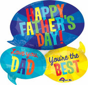 Happy Fathers Day Messages Balloons with Helium and Weight