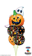 Happy Halloween Ghost Pumpkin Trick or Treat  Balloons Bouquet
