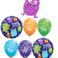 Happy Little Monsters Birthday Balloons Bouquet