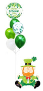Happy St Patricks Day Leprechaun Balloons Bouquet