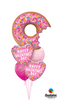 Happy Valentines Day Donut Sprinkle Balloon Bouquet with Helium Weight