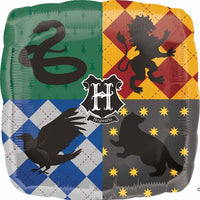 18 inch Harry Potter Hogwarts Crest Foil Balloon with Helium