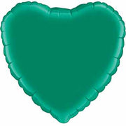 18 inch Green Heart Foil Balloons