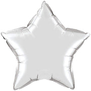 18 inch Silver Star Foil Balloons