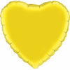 18 inch Yellow Heart Foil Balloons
