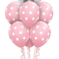 Hello Kitty Bubble Pink Polka Dots Balloon Bouquet