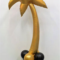 Hollywood Gold Palm Tree Balloon Stand Up