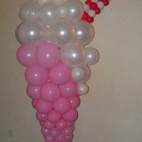50s Ice Cream Soda Balloon Column