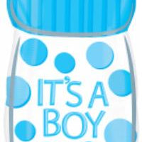 18 inch Baby Its a Boy Bottle Shape Foil Balloons