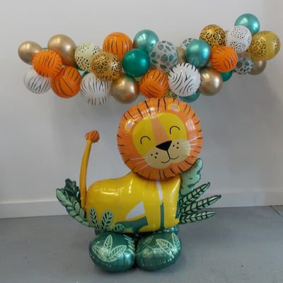 Jungle Animals Prints Garland Airloonz Lion Balloon
