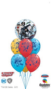 Justice League Bubble Birthday Balloon Bouquet