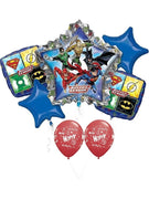 Justice League Star Happy Birthday Balloon Bouquet
