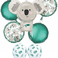 Koala Bear Balloon Bouquet with Helium and Weight