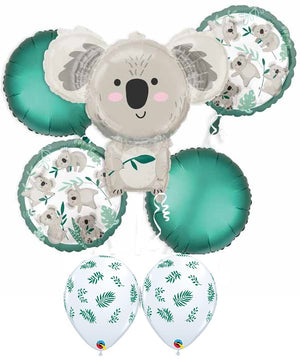 Koala Bear Balloon Bouquet with Helium and Weight
